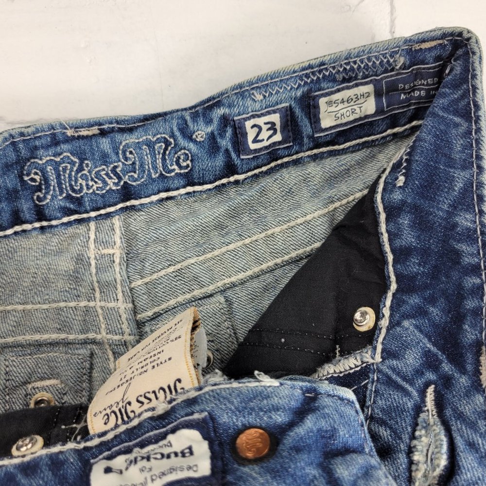 Miss Me Denim Jean Cut Off Shorts JE5463H2 - Picture 5 of 5